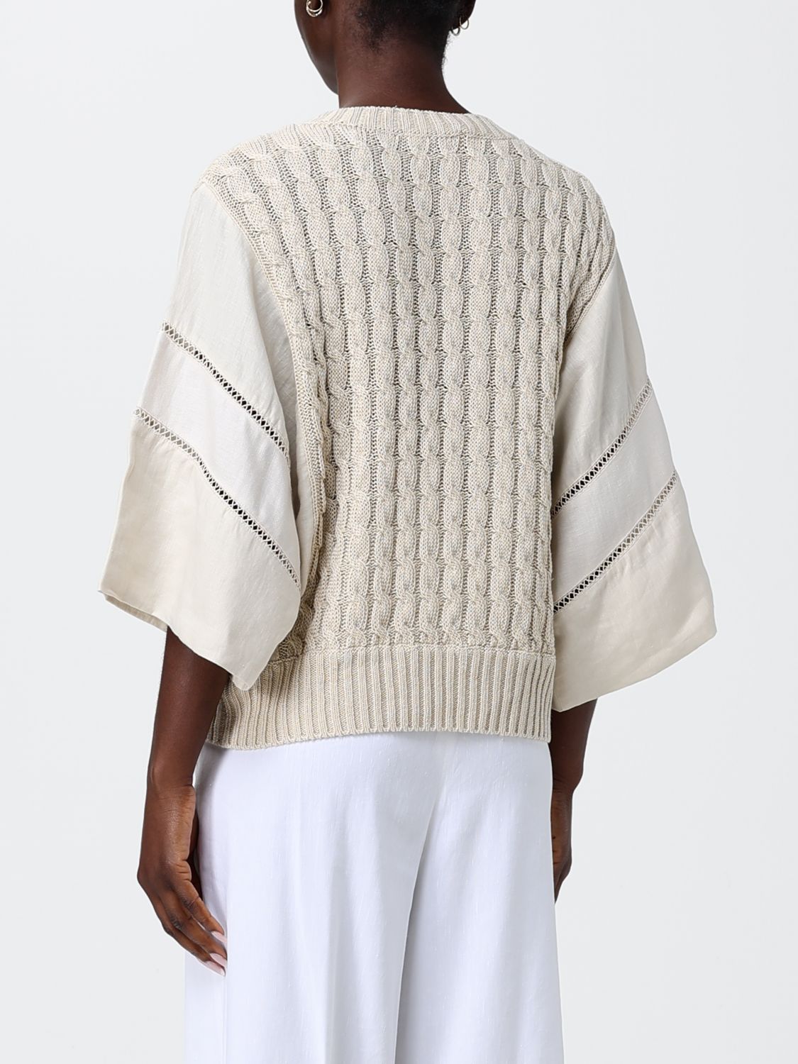 Max Mara Sweater Woman Cream MAX MARA