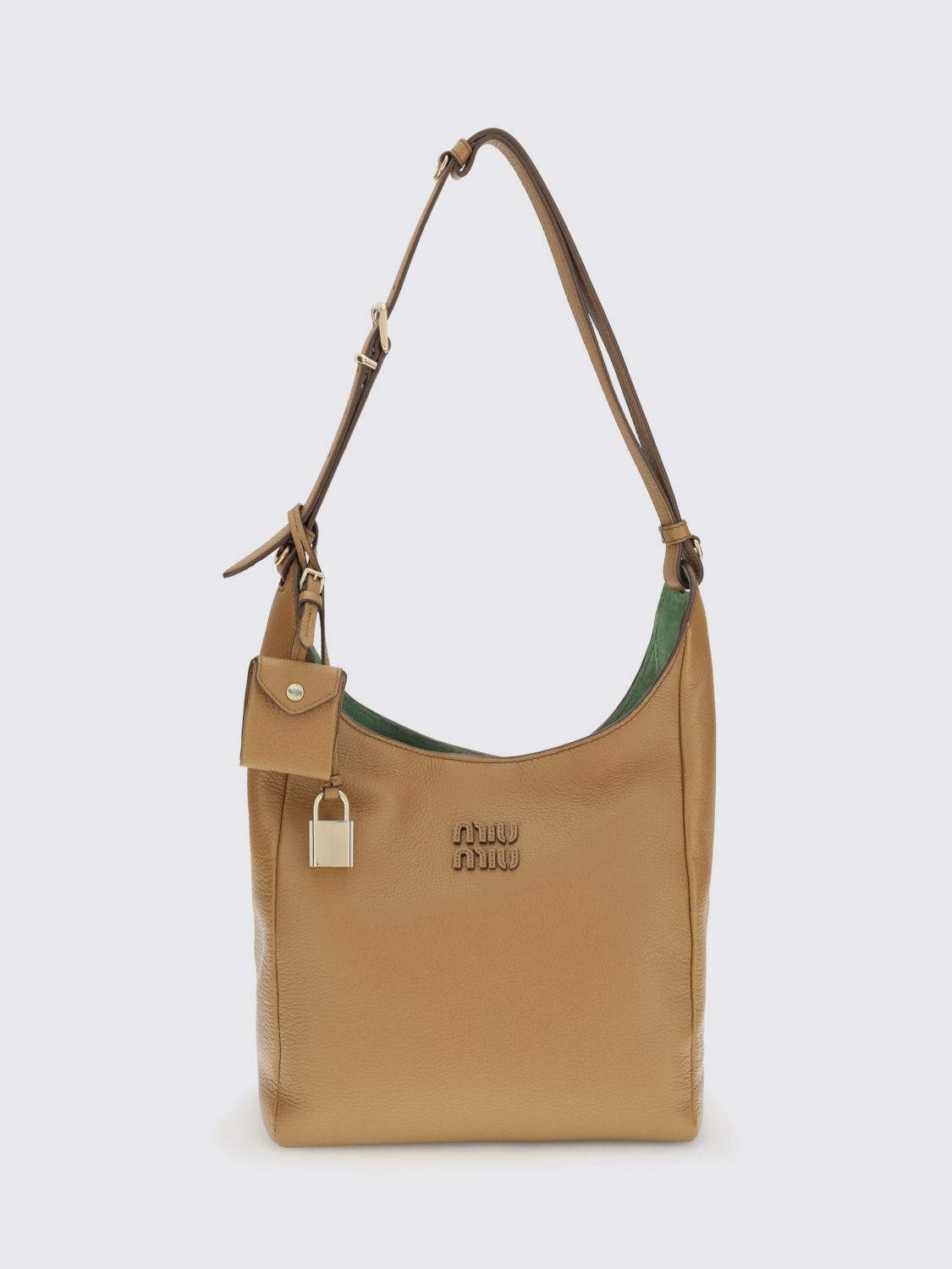 Miu Miu Shoulder Bag Woman Brown MIU MIU