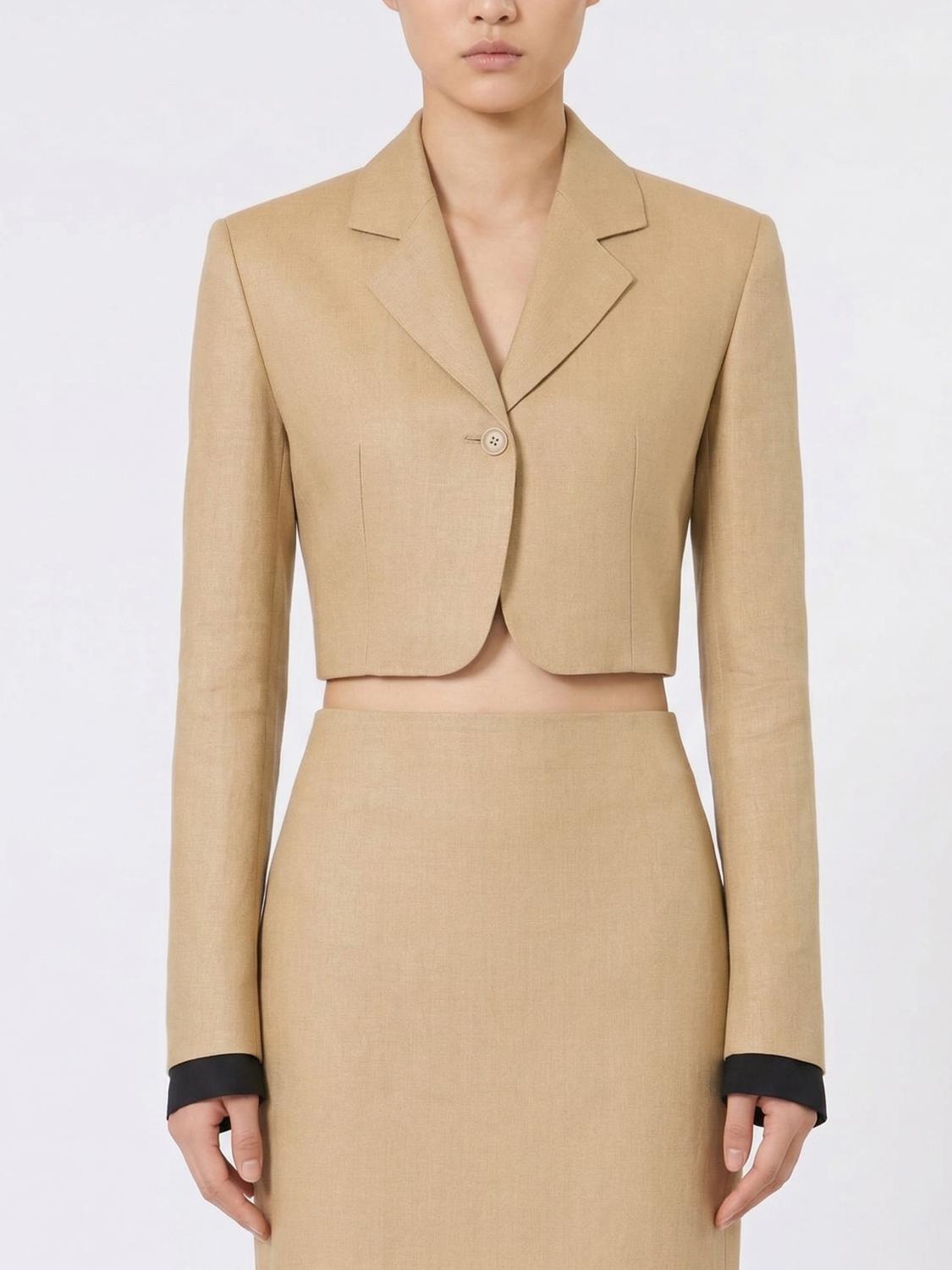 Max Mara Jacket Woman Camel MAX MARA