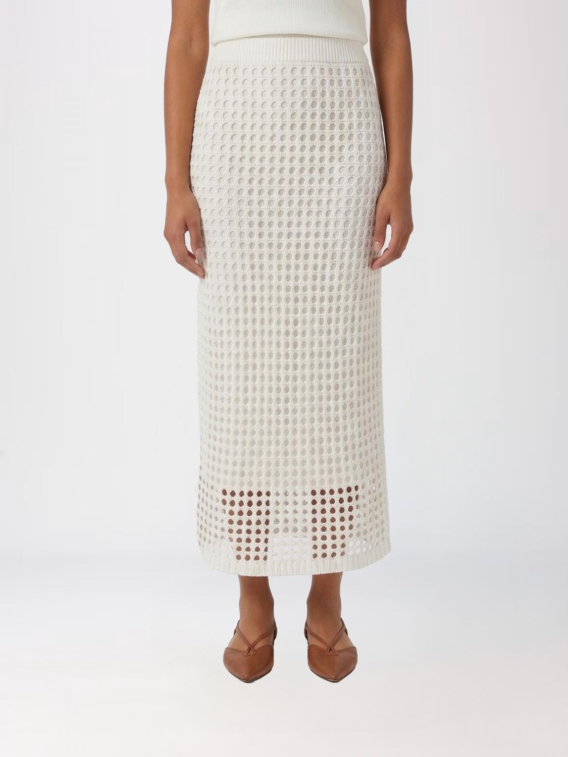 Max Mara Skirt Woman White MAX MARA