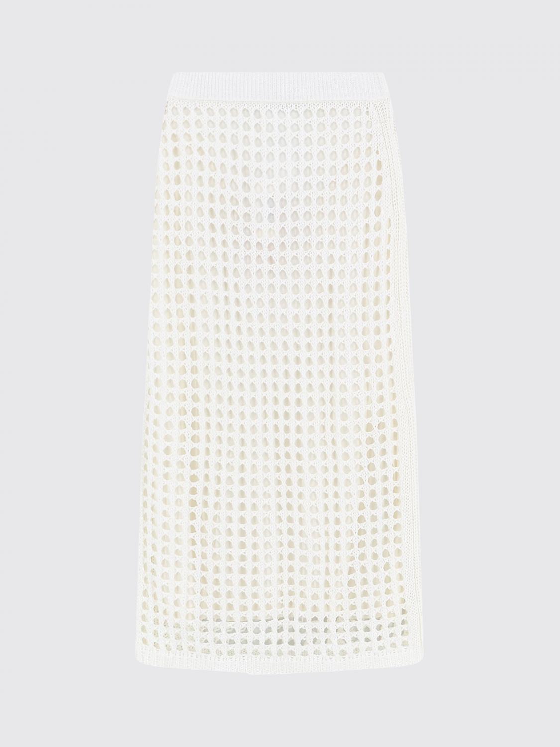 Max Mara Skirt Woman White MAX MARA