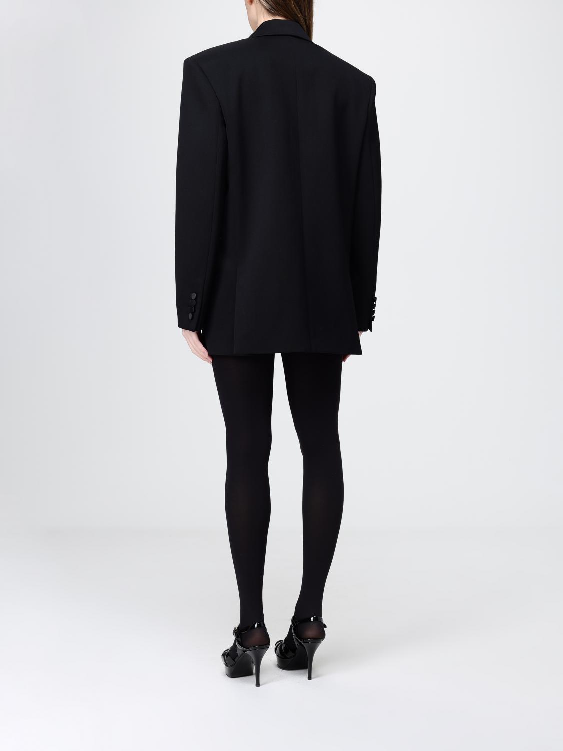 Saint Laurent Jacket Woman Black SAINT LAURENT