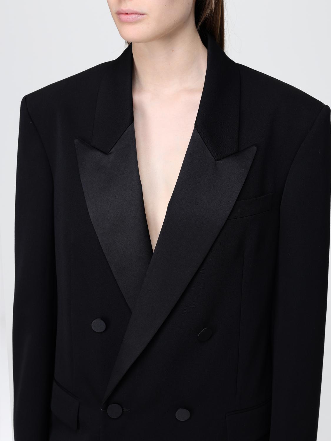 Saint Laurent Jacket Woman Black SAINT LAURENT