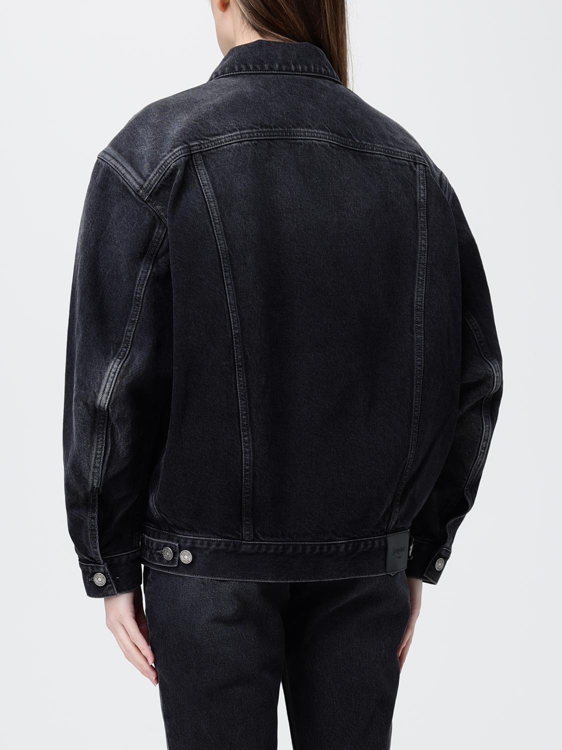 Saint Laurent Jacket Woman Black SAINT LAURENT