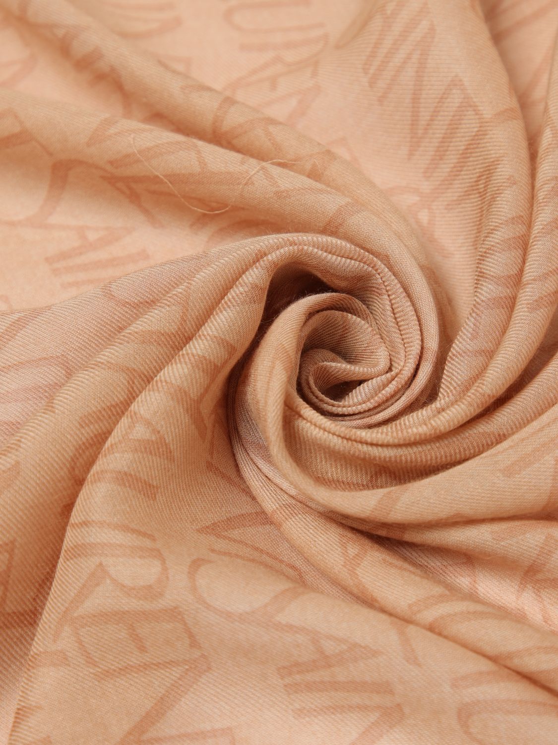 Saint Laurent Scarf Woman Beige SAINT LAURENT