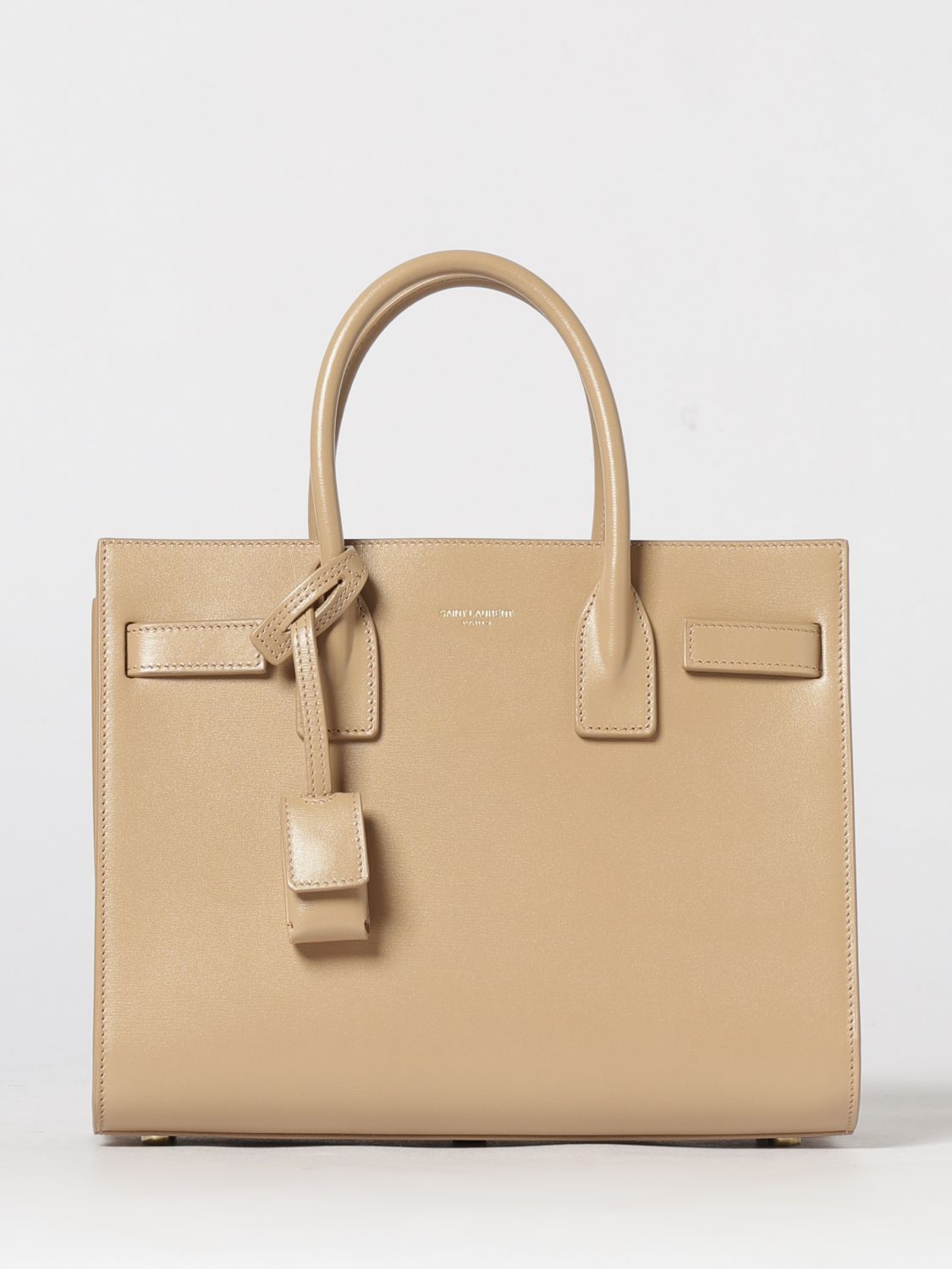 Saint Laurent Handbag Woman Beige SAINT LAURENT
