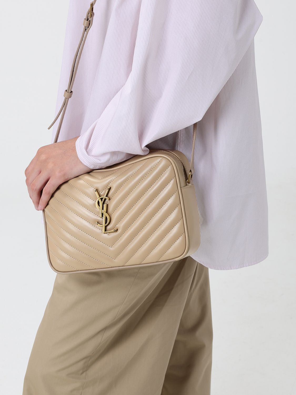 Saint Laurent Mini Bag Woman Beige SAINT LAURENT