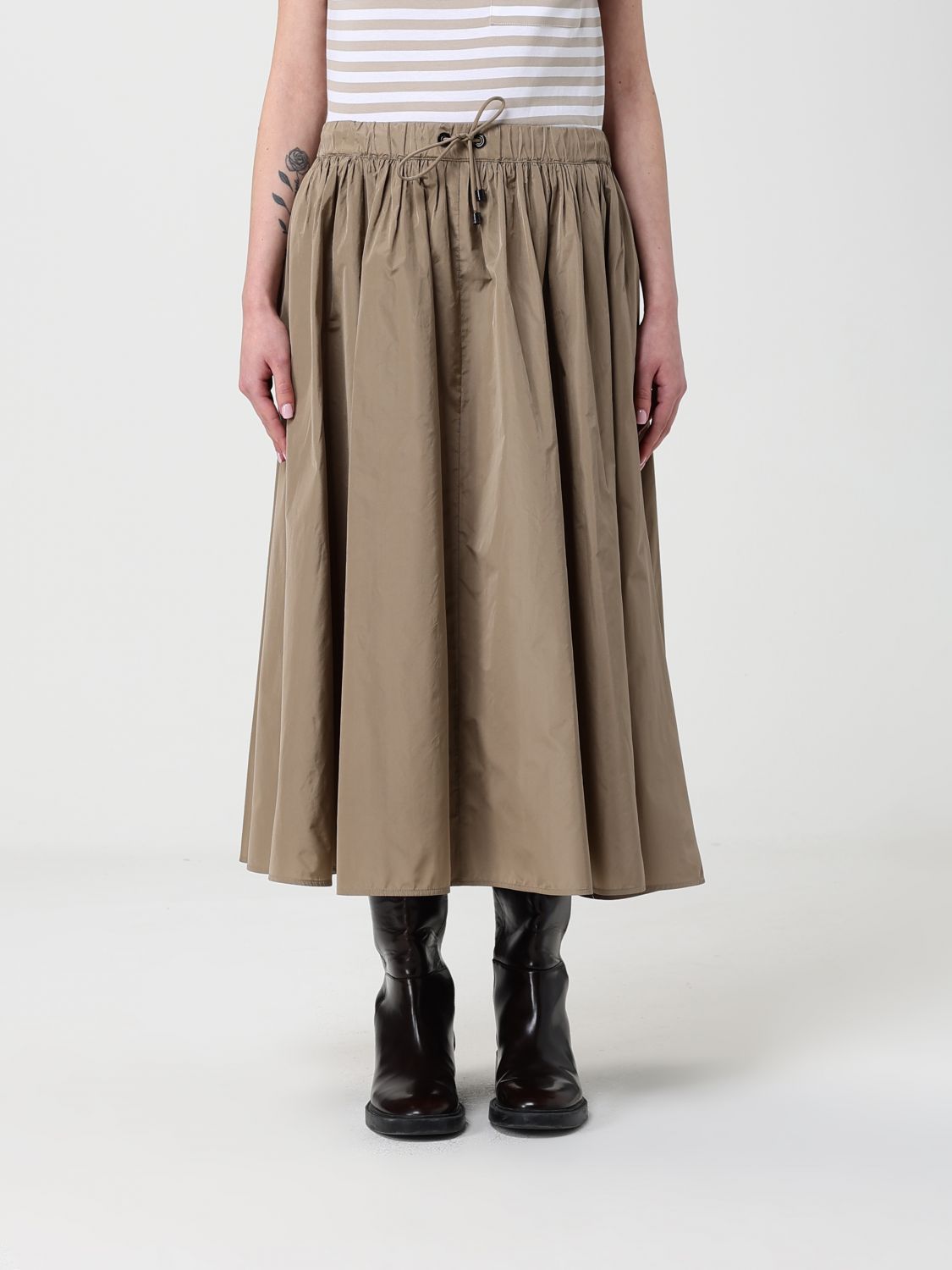 Max Mara Skirt Woman Kaki MAX MARA