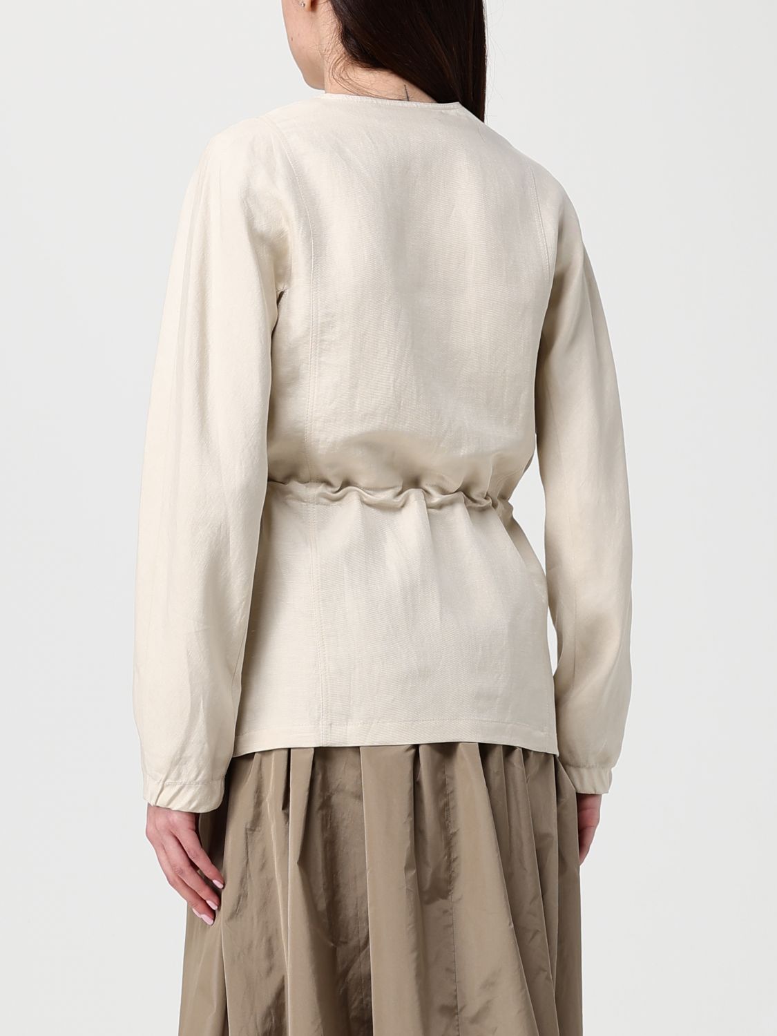 Max Mara Jacket Woman Beige MAX MARA