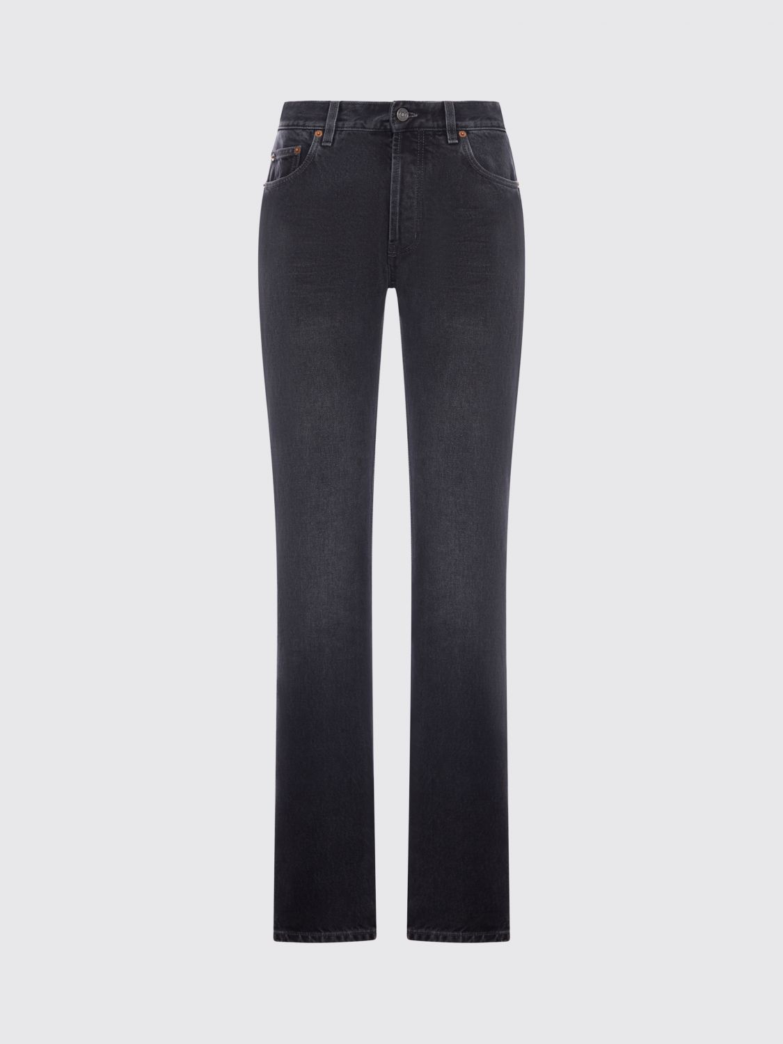 Saint Laurent Jeans Woman Black SAINT LAURENT