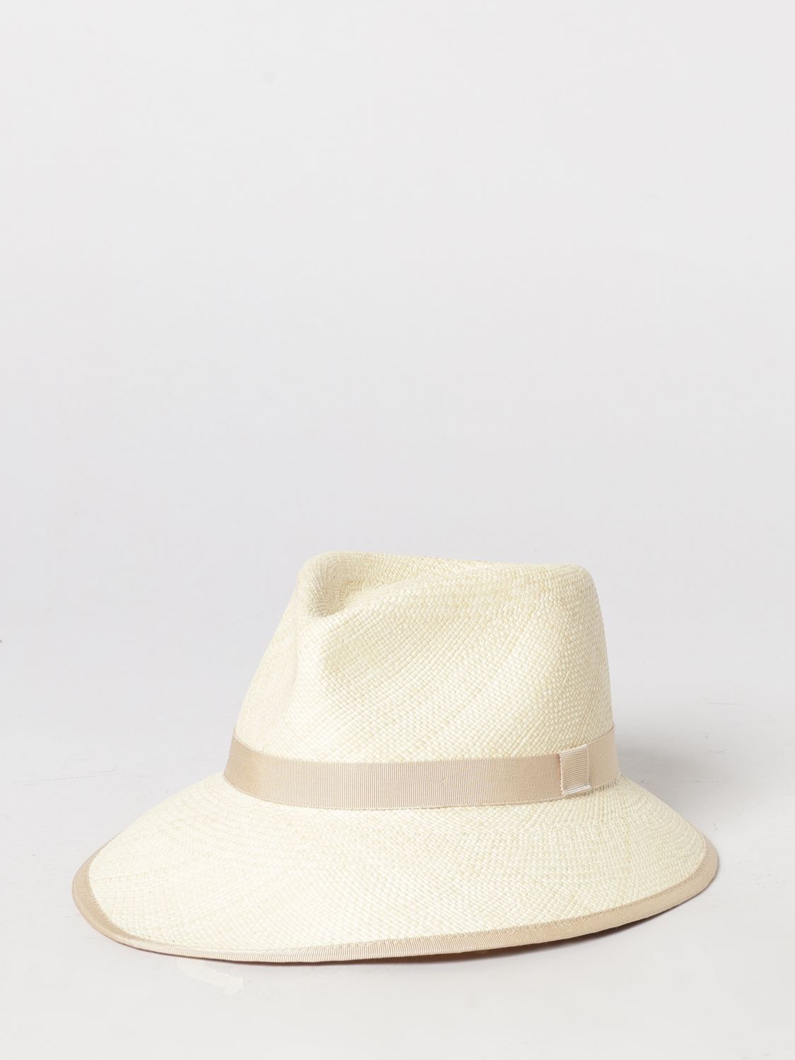 Max Mara Hat Woman Yellow Cream MAX MARA