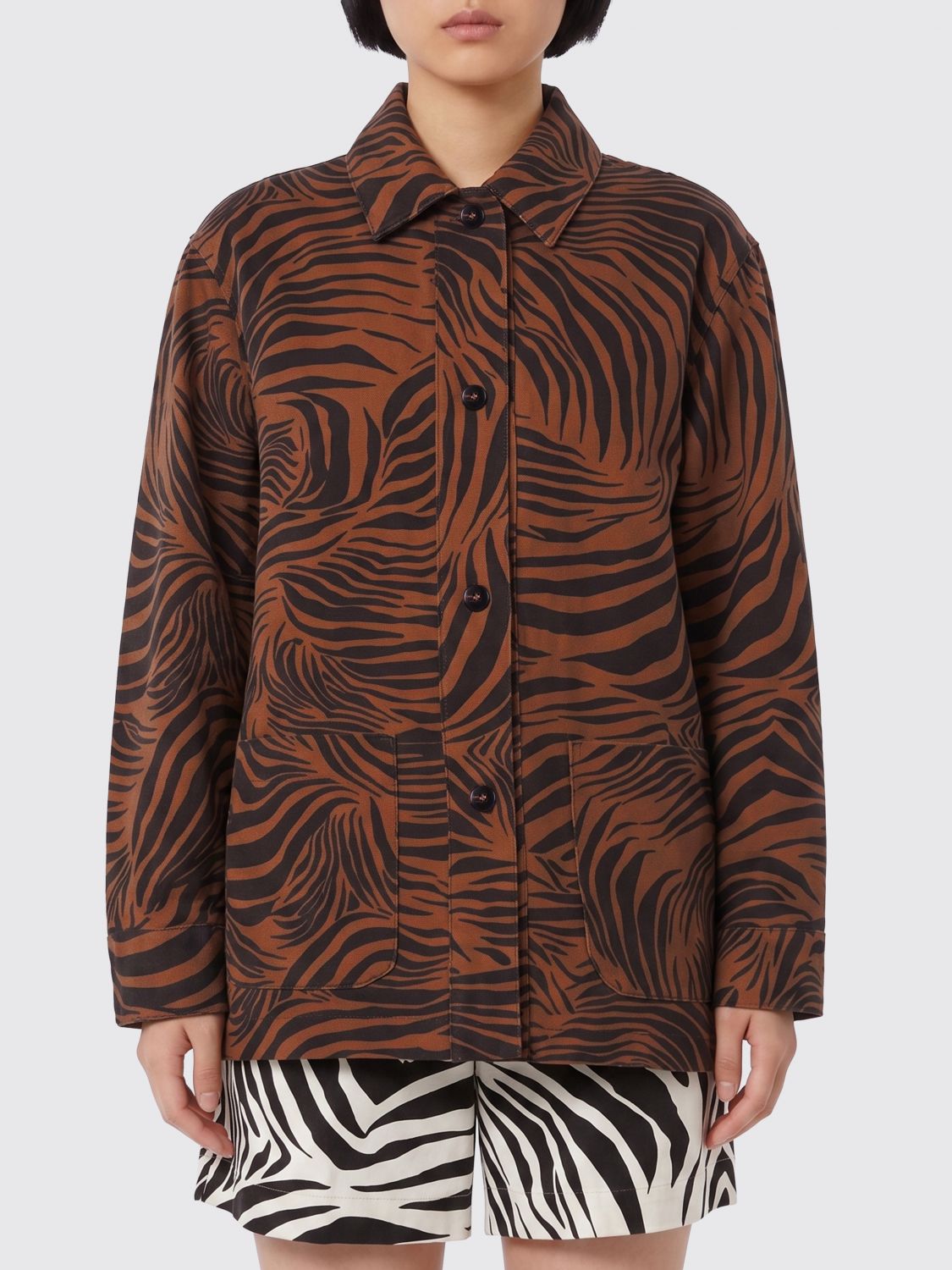 Max Mara Shirt Woman Brown MAX MARA