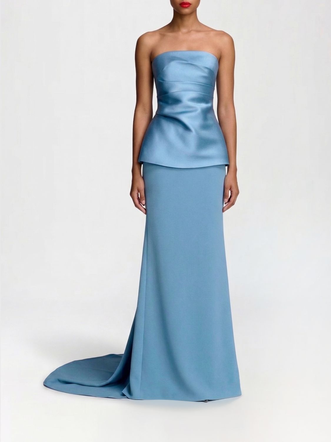 Solace London Dress Woman Gnawed Blue SOLACE LONDON