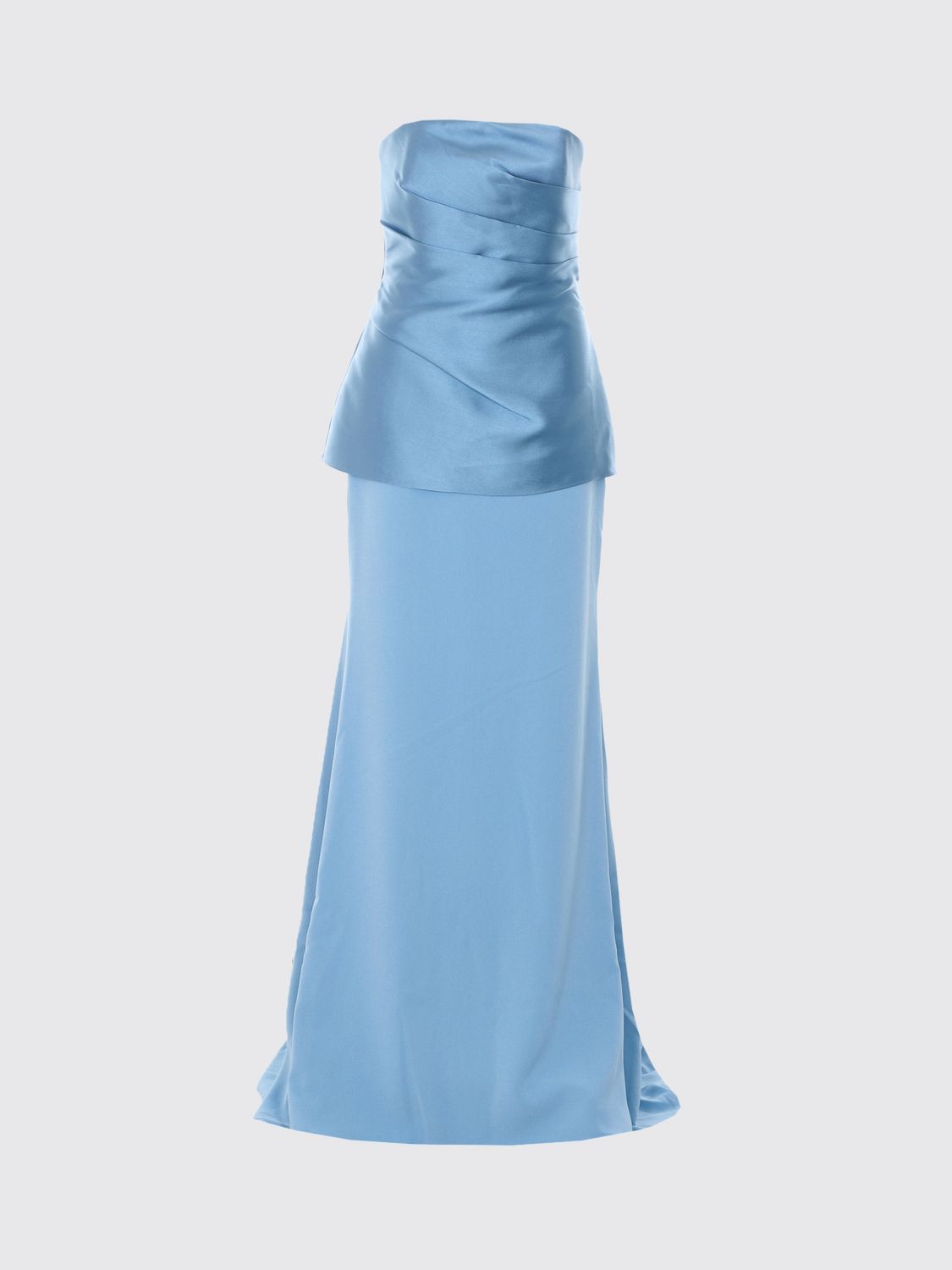Solace London Dress Woman Gnawed Blue SOLACE LONDON