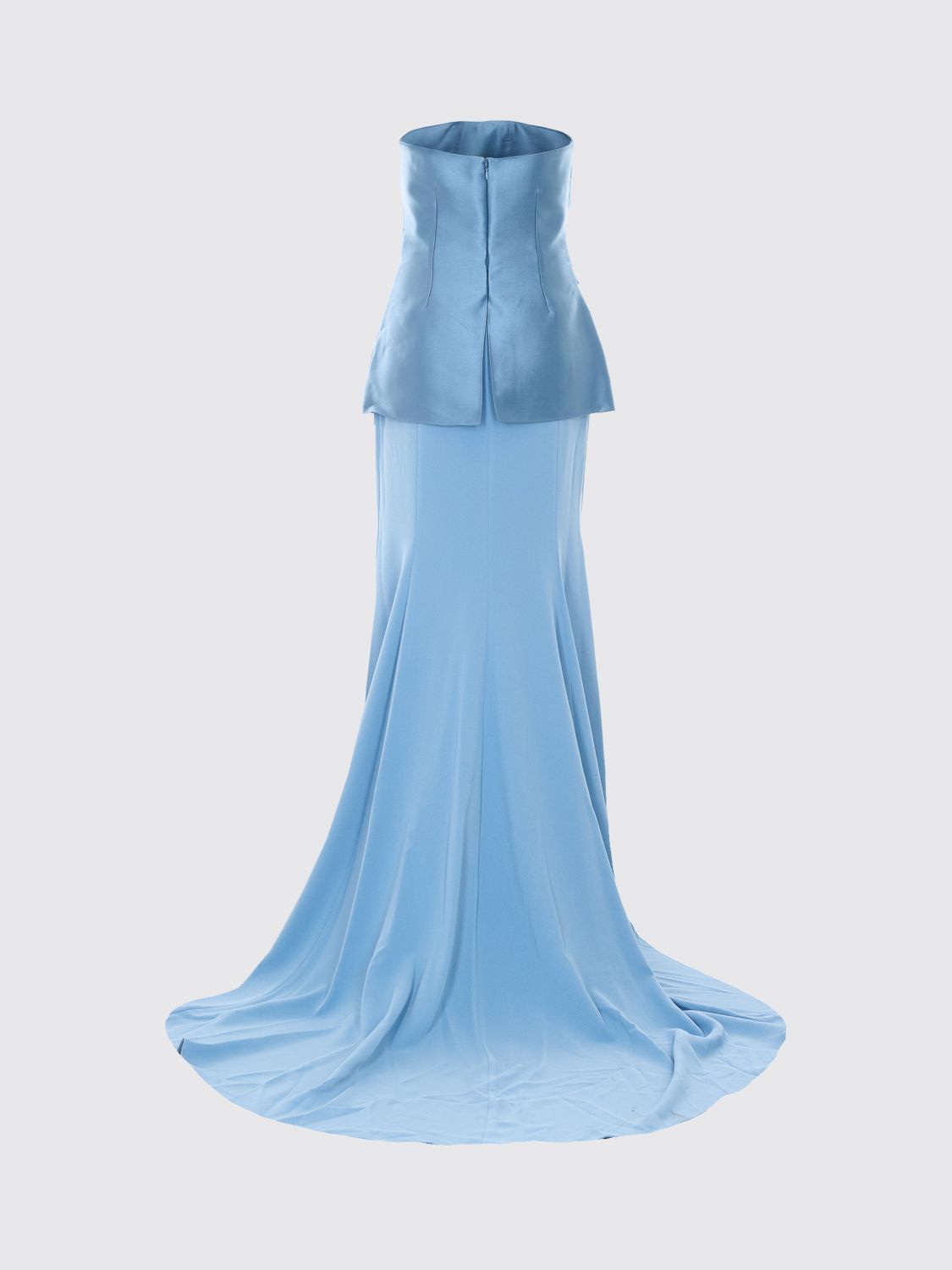 Solace London Dress Woman Gnawed Blue SOLACE LONDON