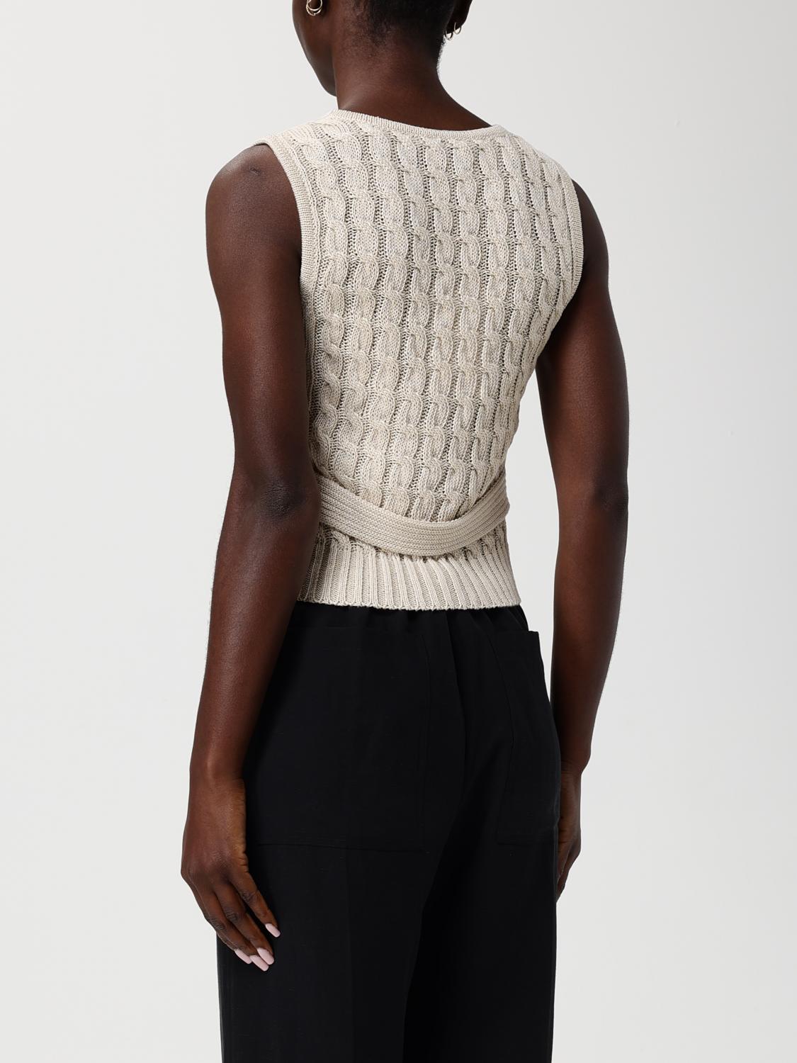 Max Mara Waistcoat Woman Beige MAX MARA