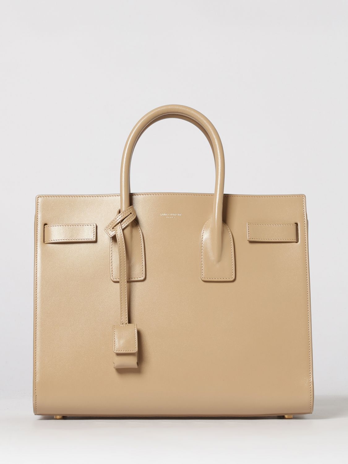 Saint Laurent Handbag Woman Beige SAINT LAURENT