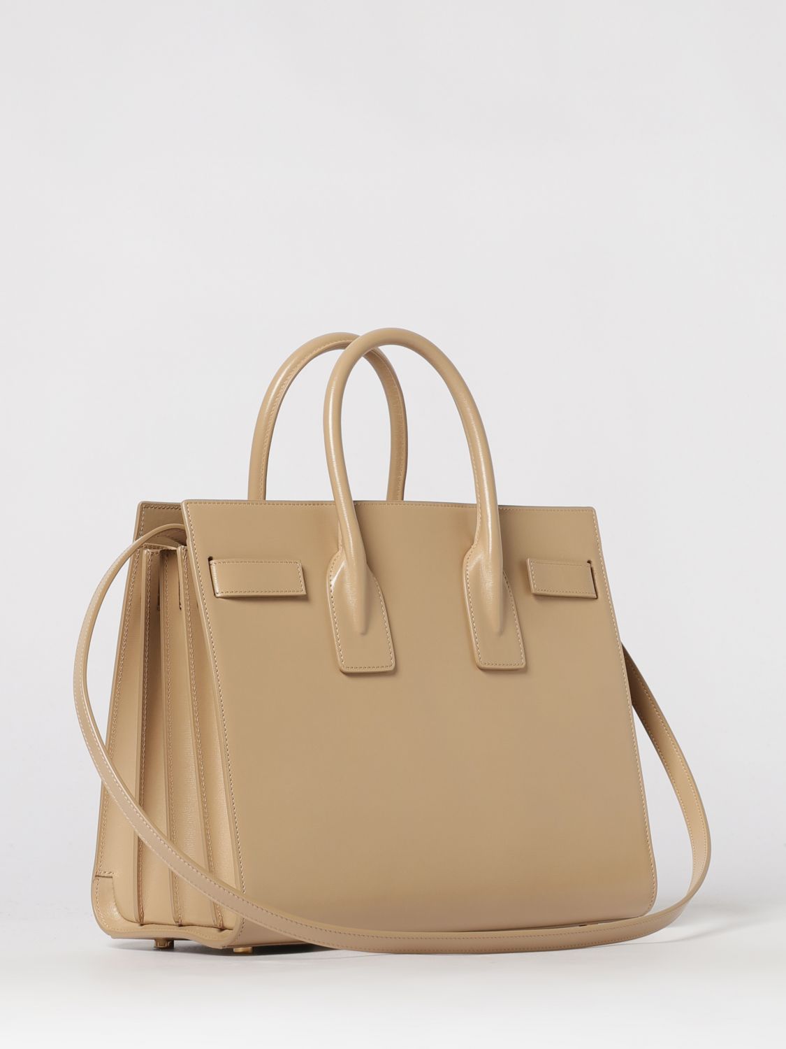 Saint Laurent Handbag Woman Beige SAINT LAURENT