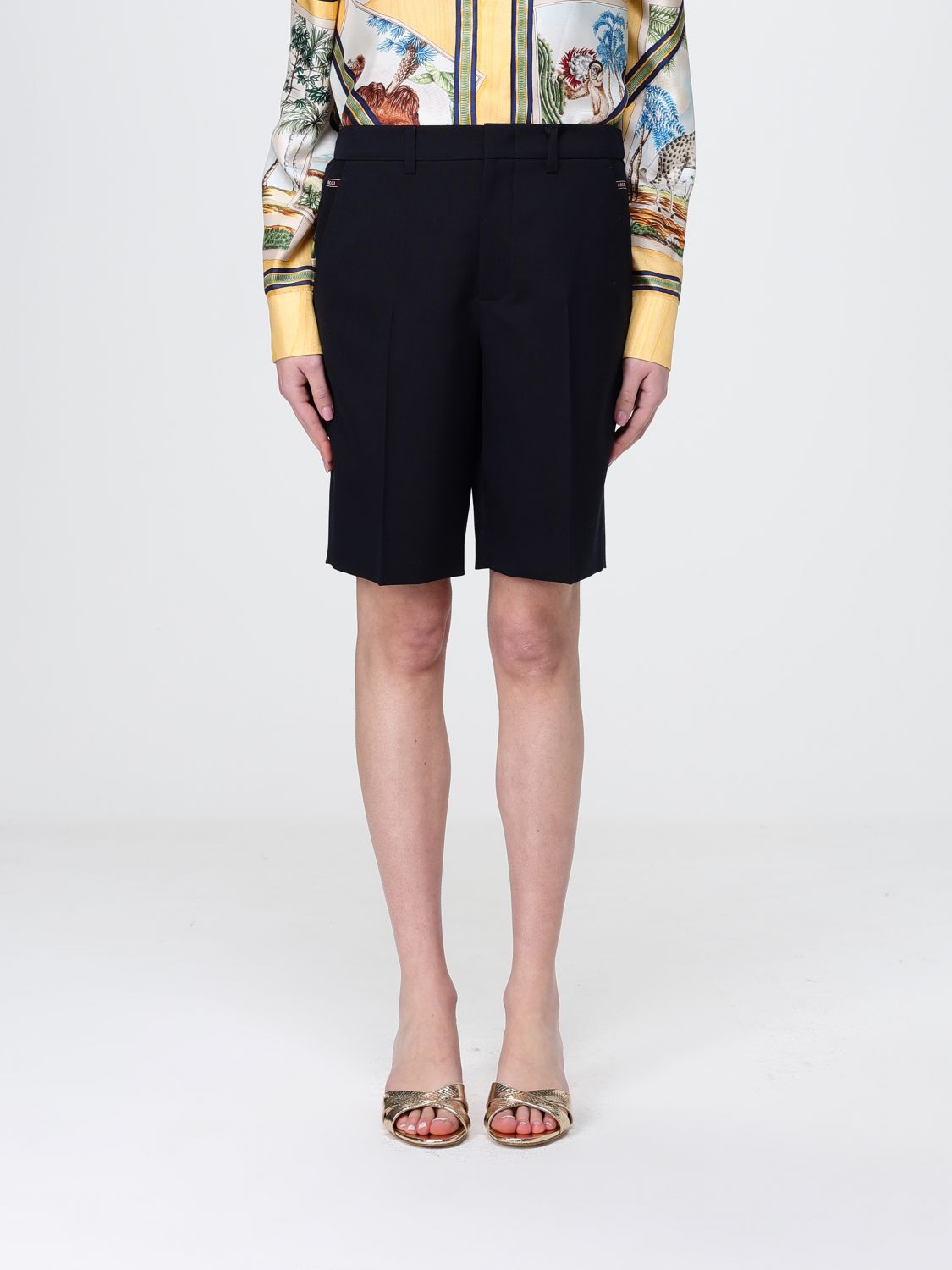 Gucci Shorts Woman Blue GUCCI