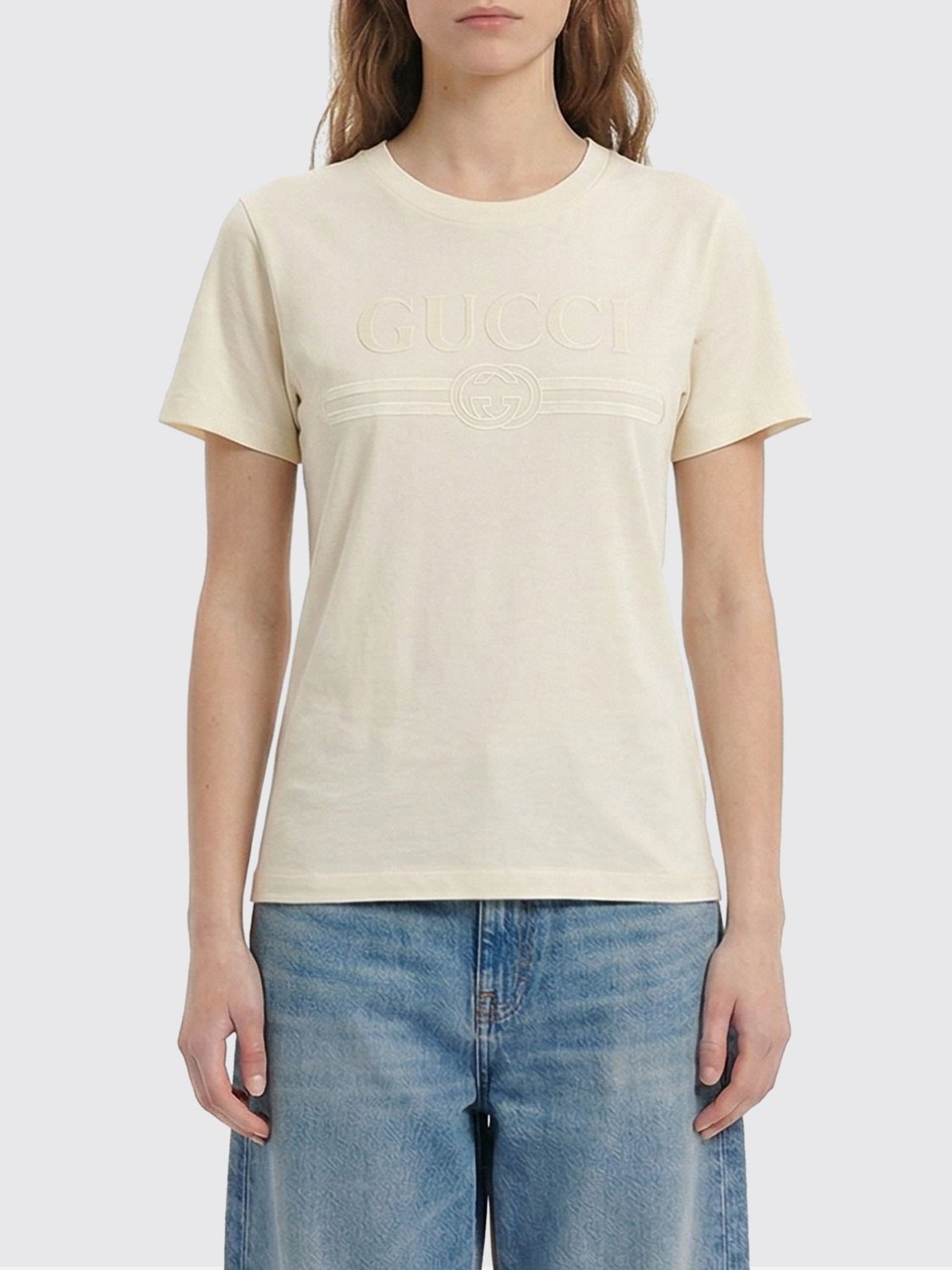 Gucci T-Shirt Woman Milk GUCCI