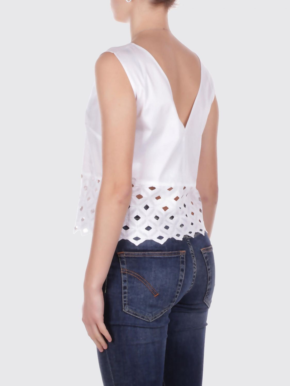 Max Mara Top Woman White MAX MARA