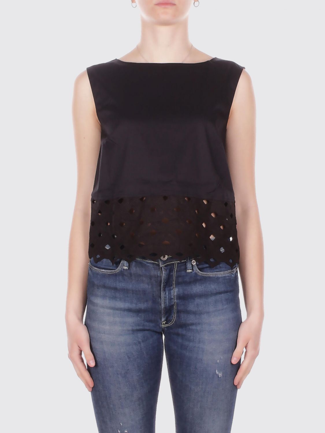 Max Mara Top Woman Black MAX MARA