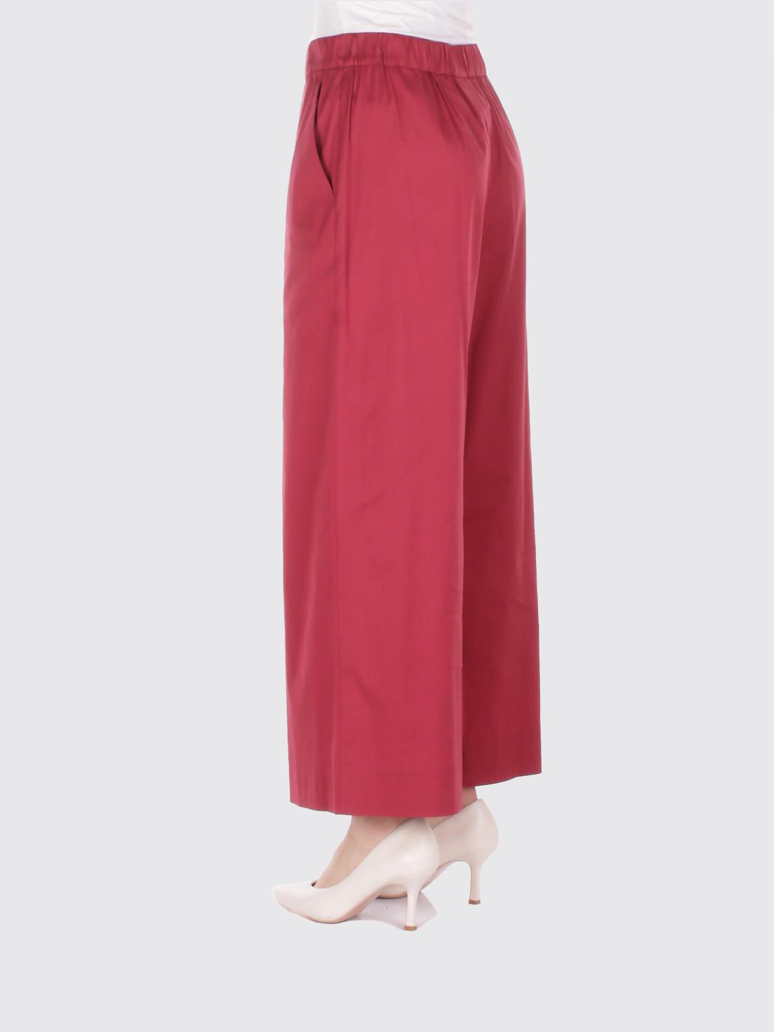 Max Mara Pants Woman Red MAX MARA