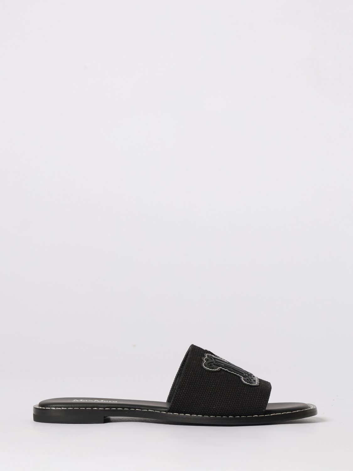 Max Mara Heeled Sandal Woman Black MAX MARA