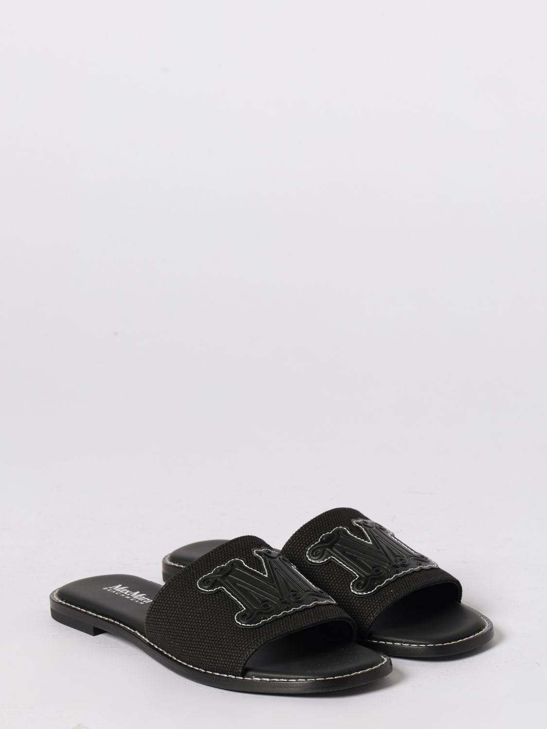 Max Mara Heeled Sandal Woman Black MAX MARA