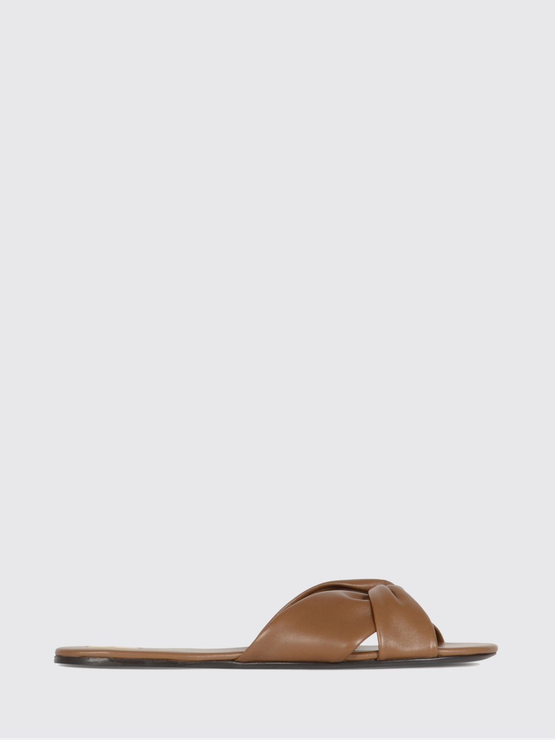Saint Laurent Heeled Sandal Woman Brown SAINT LAURENT