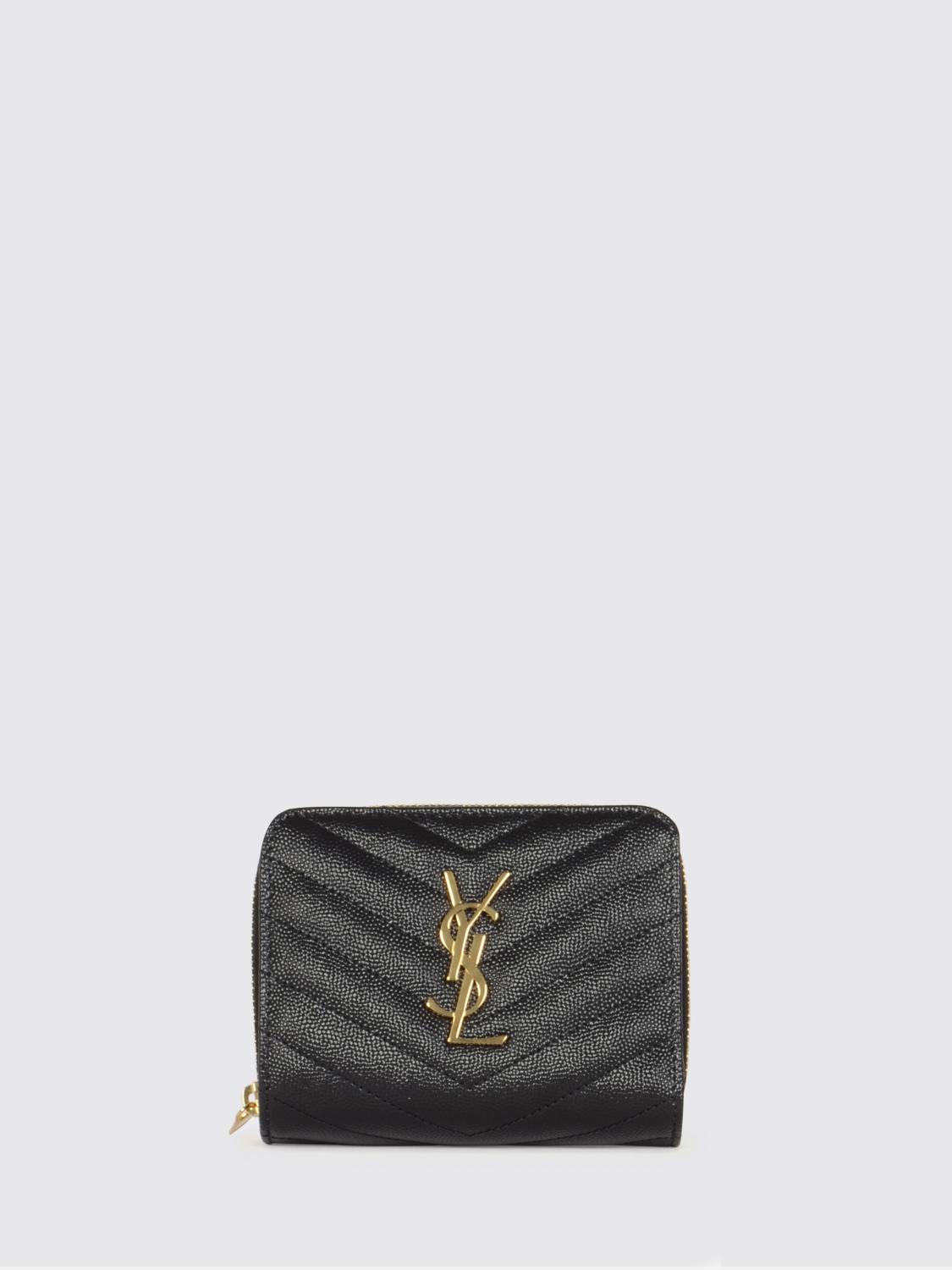 Saint Laurent Wallet Woman Black SAINT LAURENT