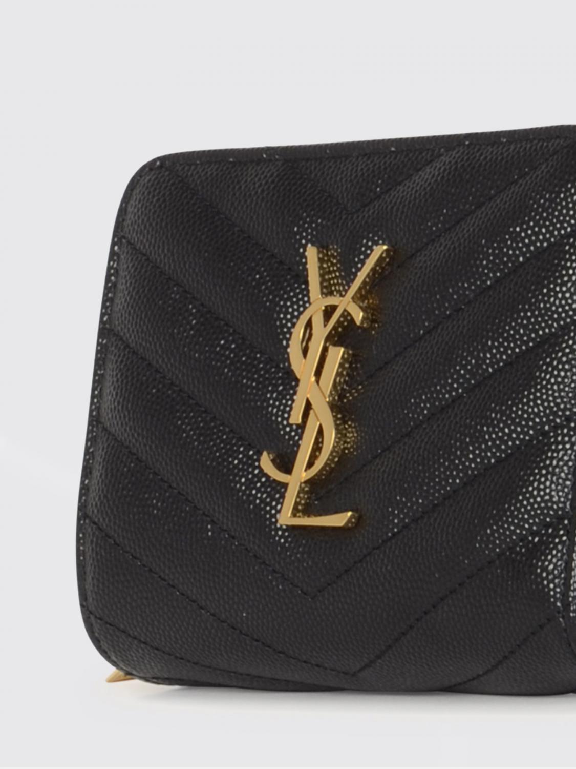 Saint Laurent Wallet Woman Black SAINT LAURENT