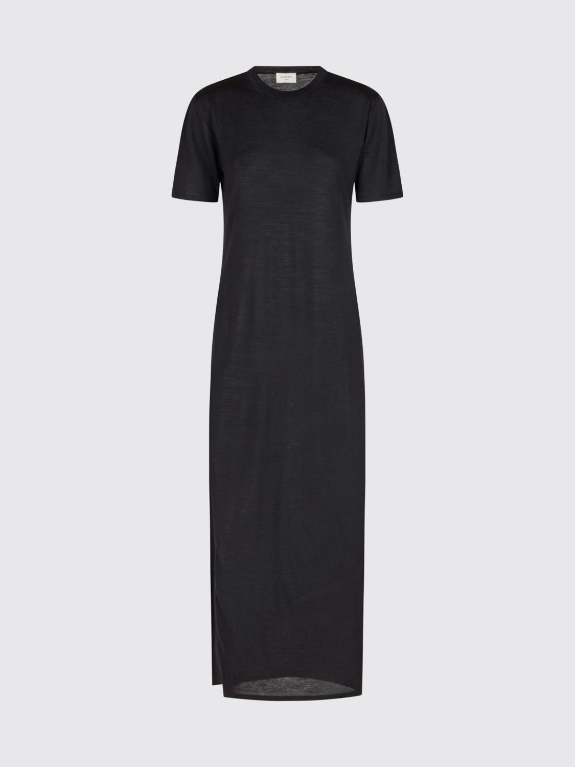 Saint Laurent Dress Woman Black SAINT LAURENT