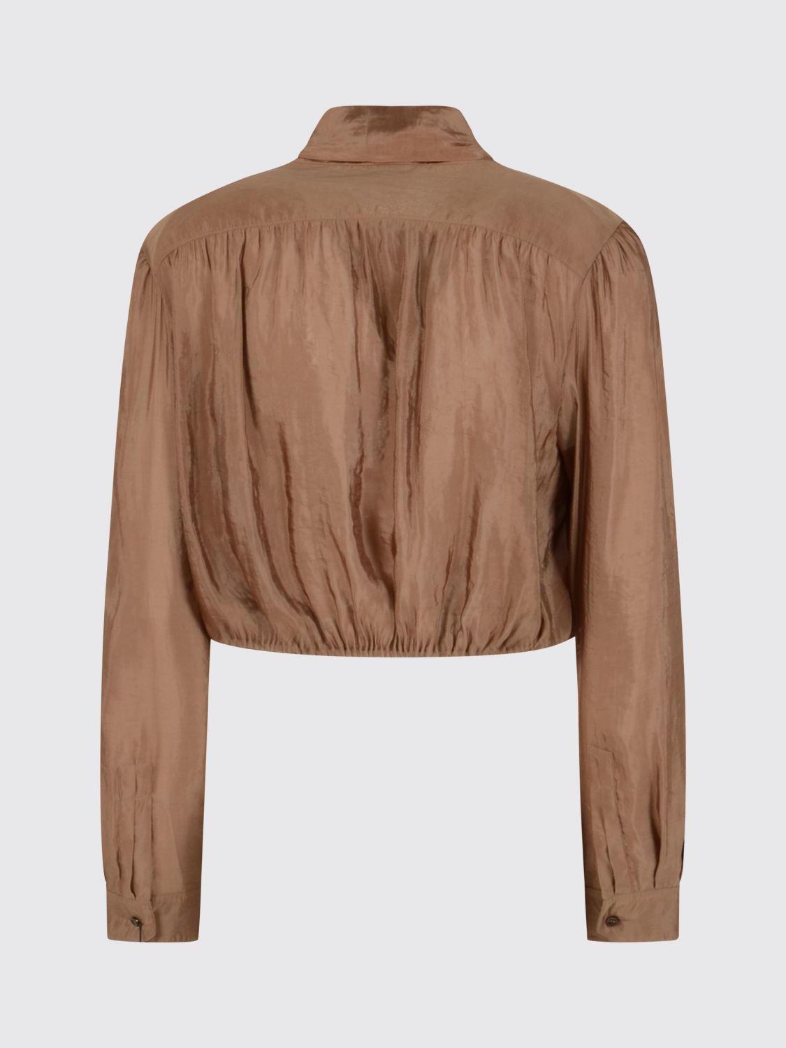 Saint Laurent Top Woman Brown SAINT LAURENT