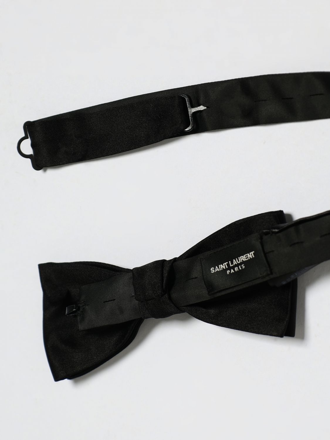 Saint Laurent Tie Men Black SAINT LAURENT