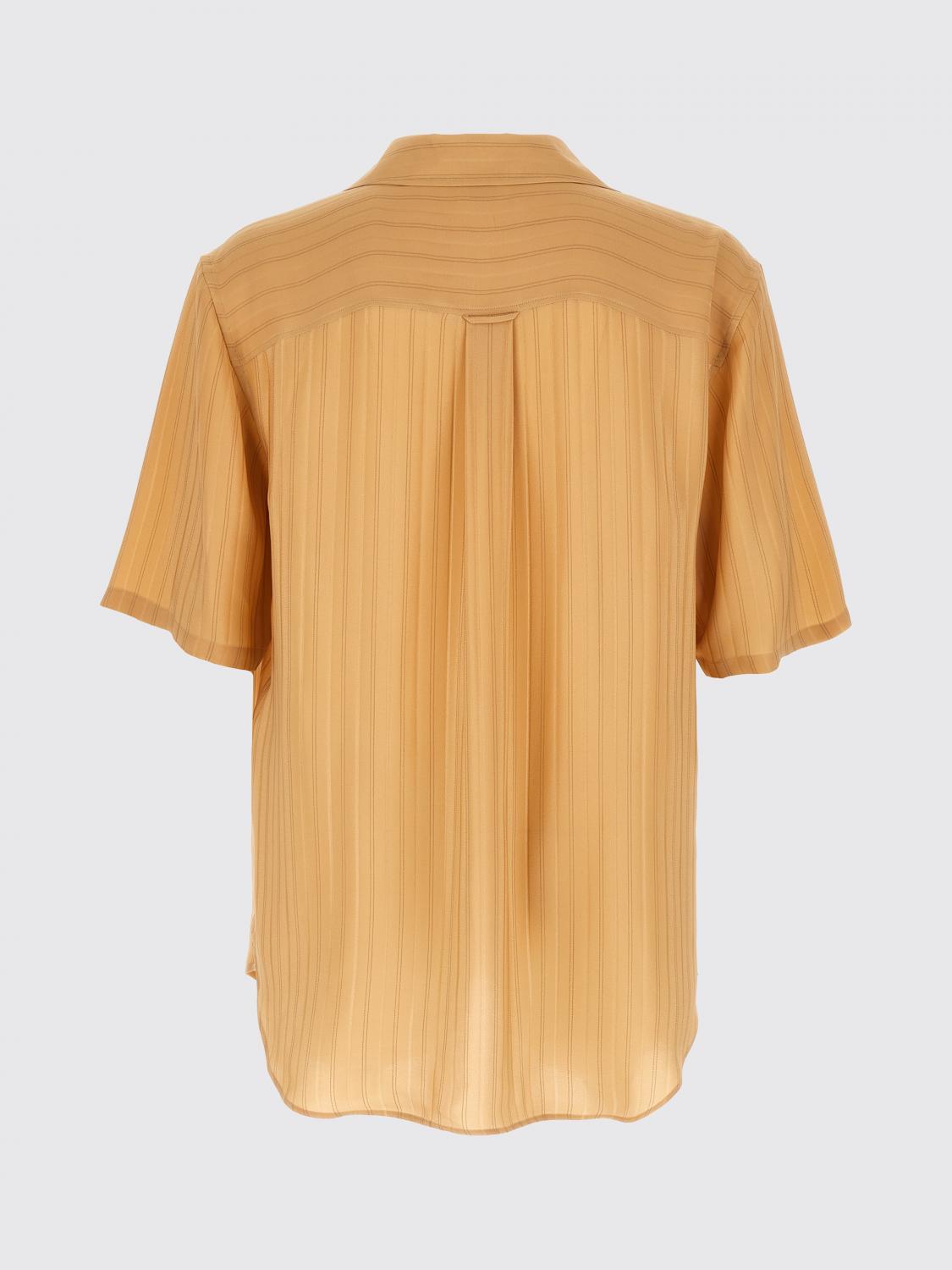 Saint Laurent Shirt Men Beige SAINT LAURENT