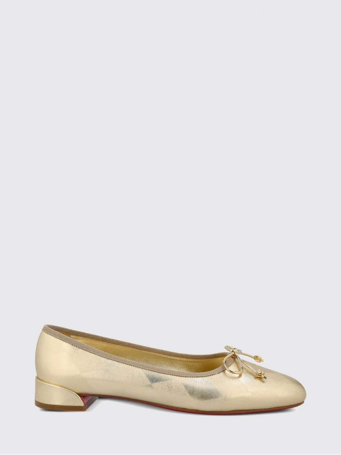 Christian Louboutin Ballet Flat Woman Gold CHRISTIAN LOUBOUTIN