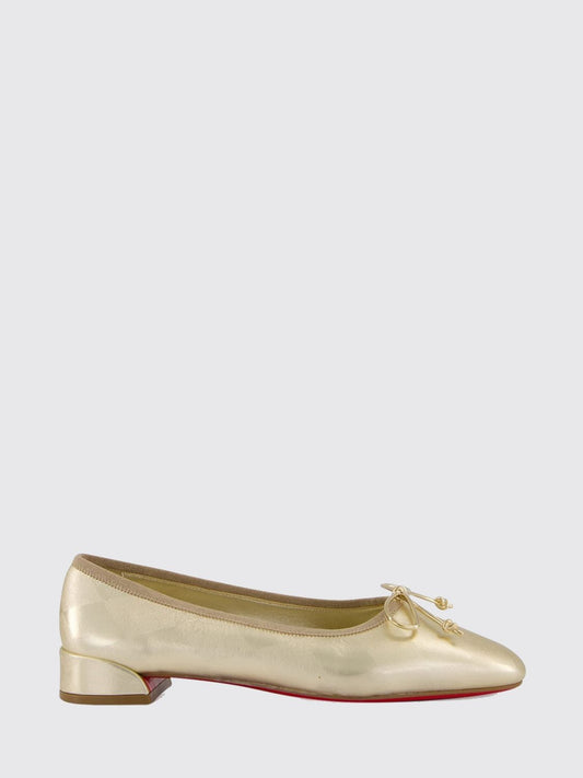 Christian Louboutin Ballet Flat Woman Platinum CHRISTIAN LOUBOUTIN