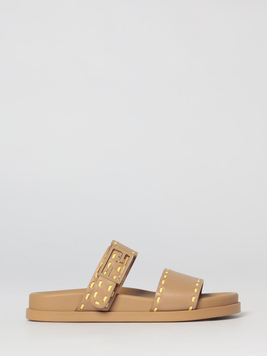Fendi Women Flat Sandals Fendi Feel FENDI