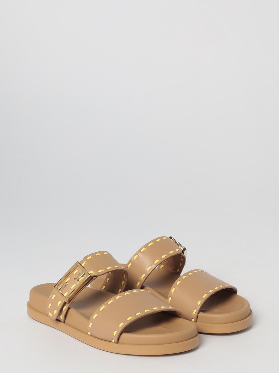 Fendi Women Flat Sandals Fendi Feel FENDI