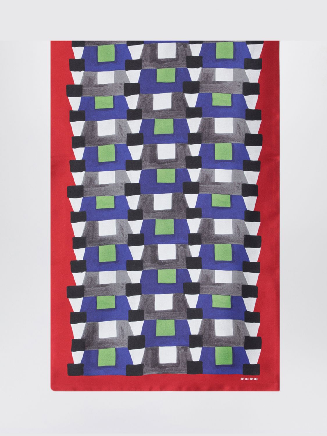 Miu Miu Neck Scarf Woman Indigo MIU MIU