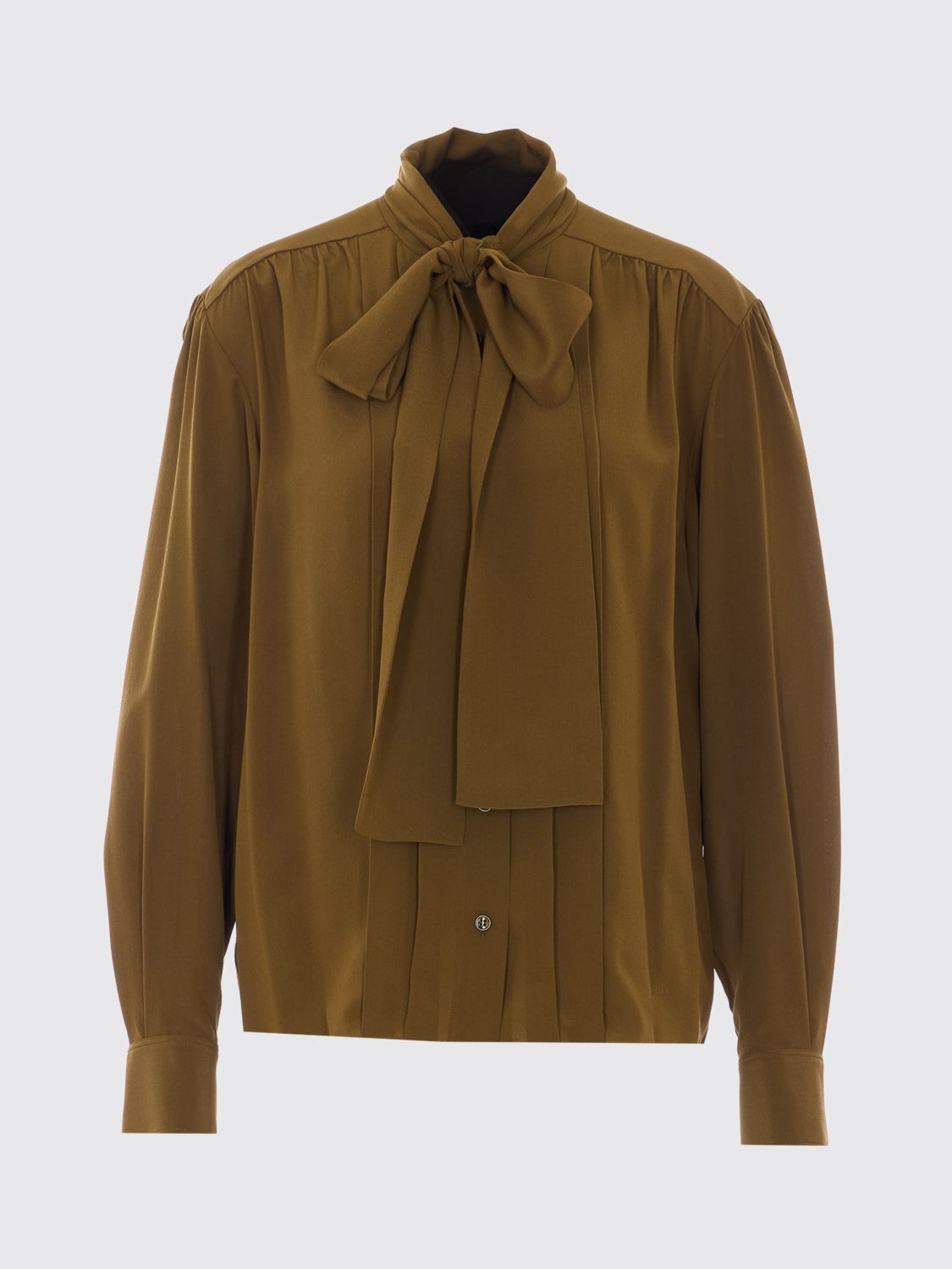 Saint Laurent Shirt Woman Green SAINT LAURENT
