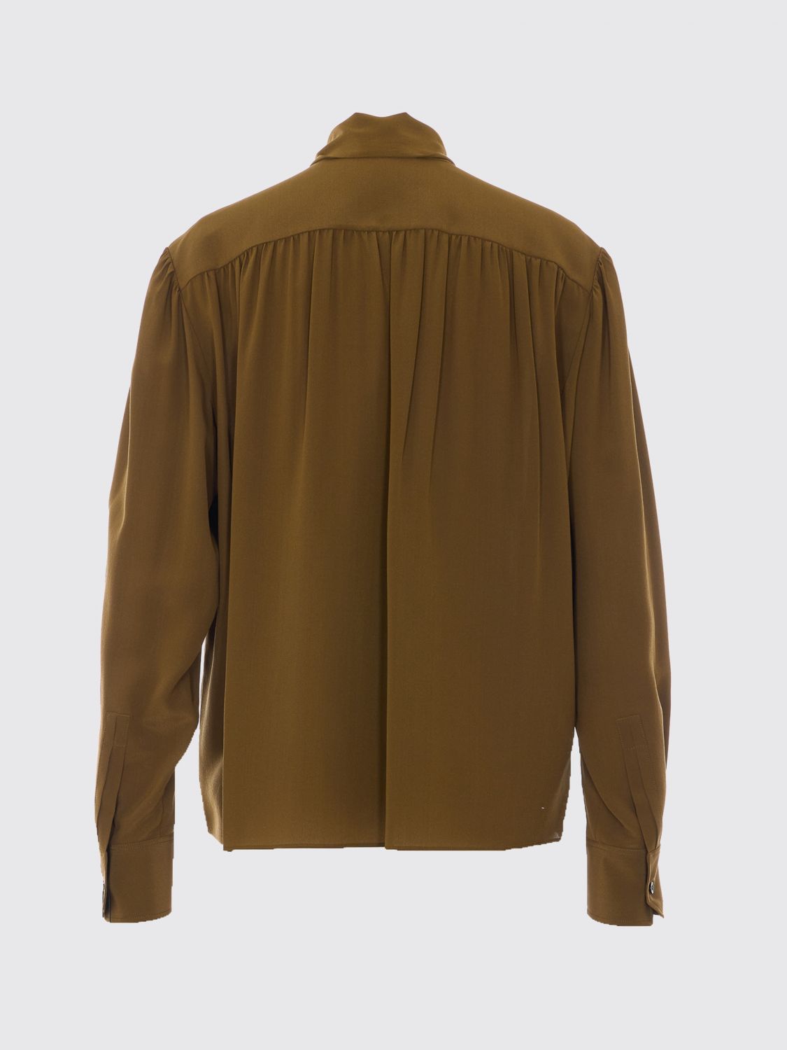 Saint Laurent Shirt Woman Green SAINT LAURENT