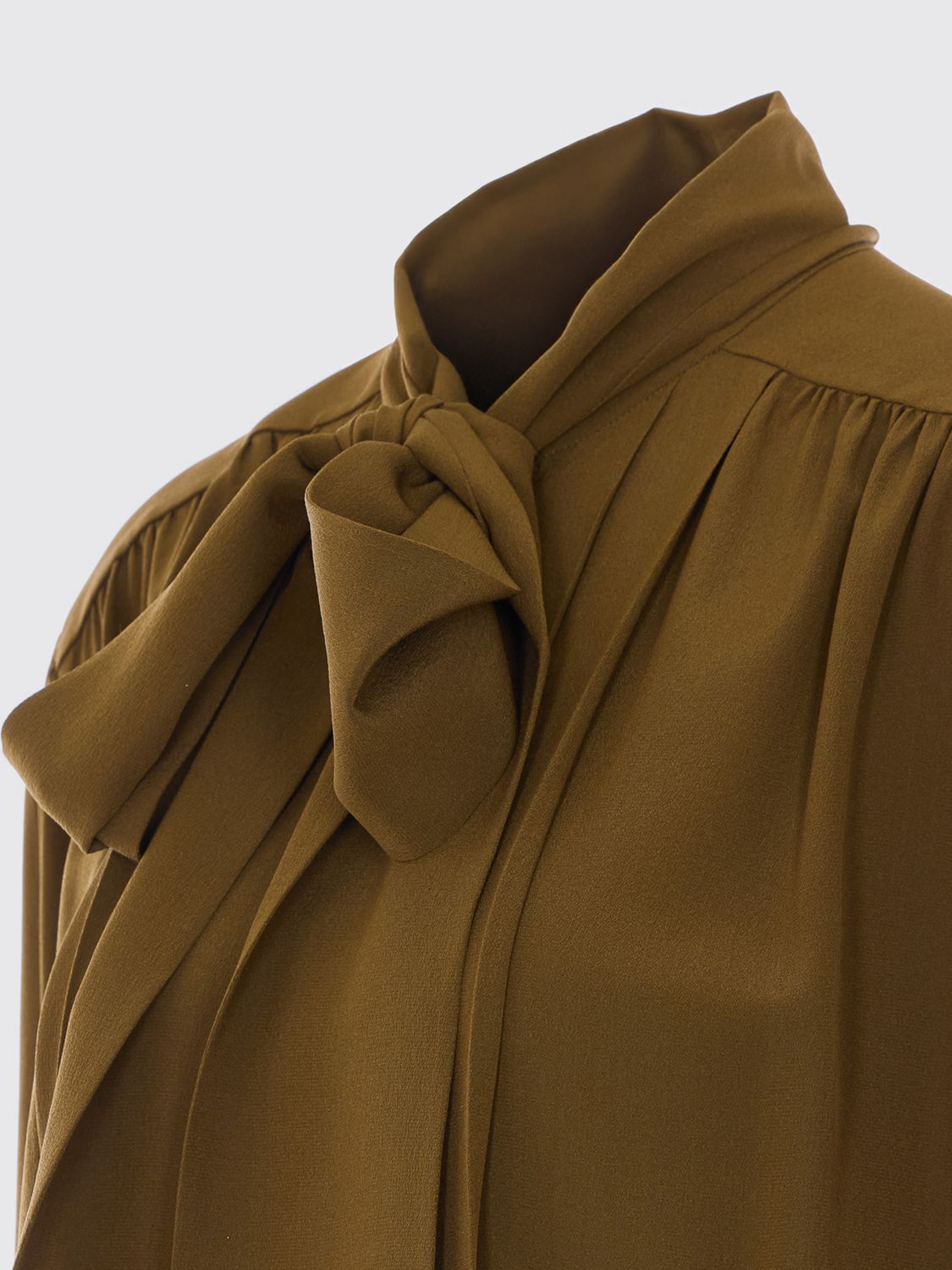 Saint Laurent Shirt Woman Green SAINT LAURENT