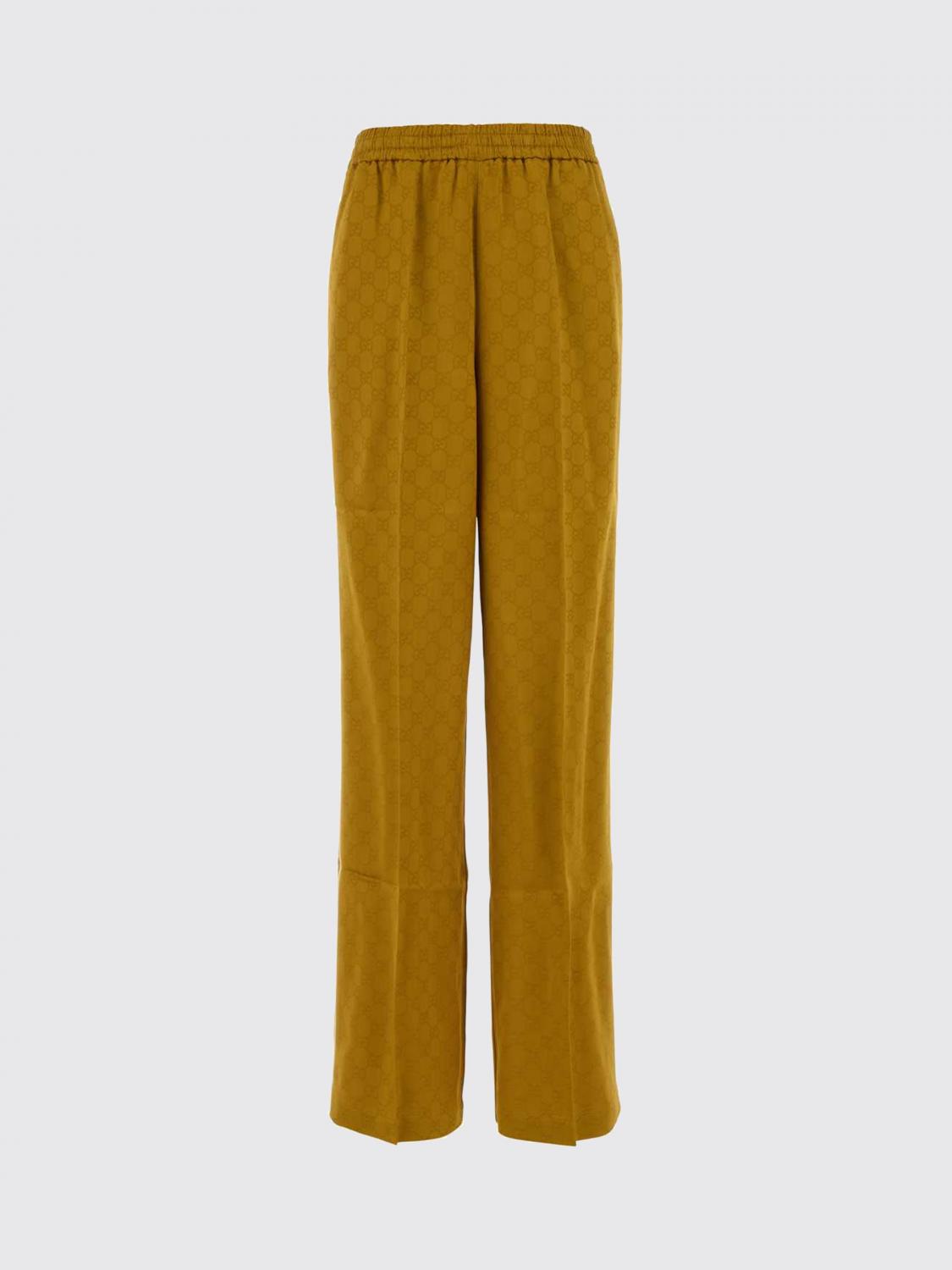 Gucci Pants Woman Beige GUCCI