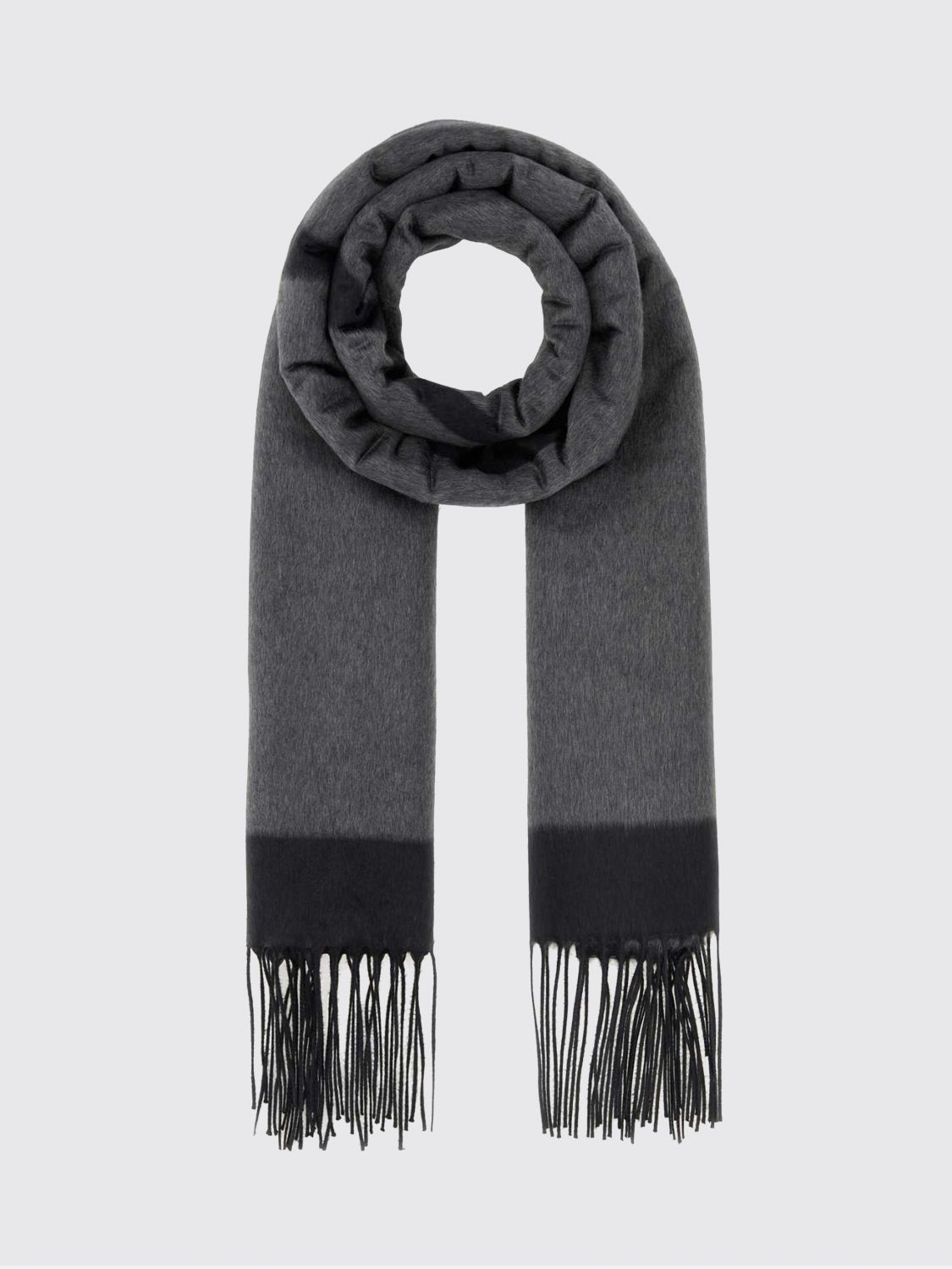 Saint Laurent Scarf Woman Grey SAINT LAURENT