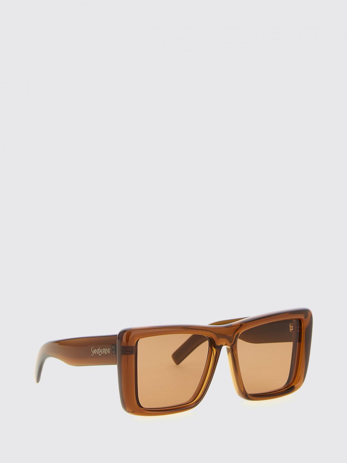 Saint Laurent Sunglasses Woman Brown SAINT LAURENT
