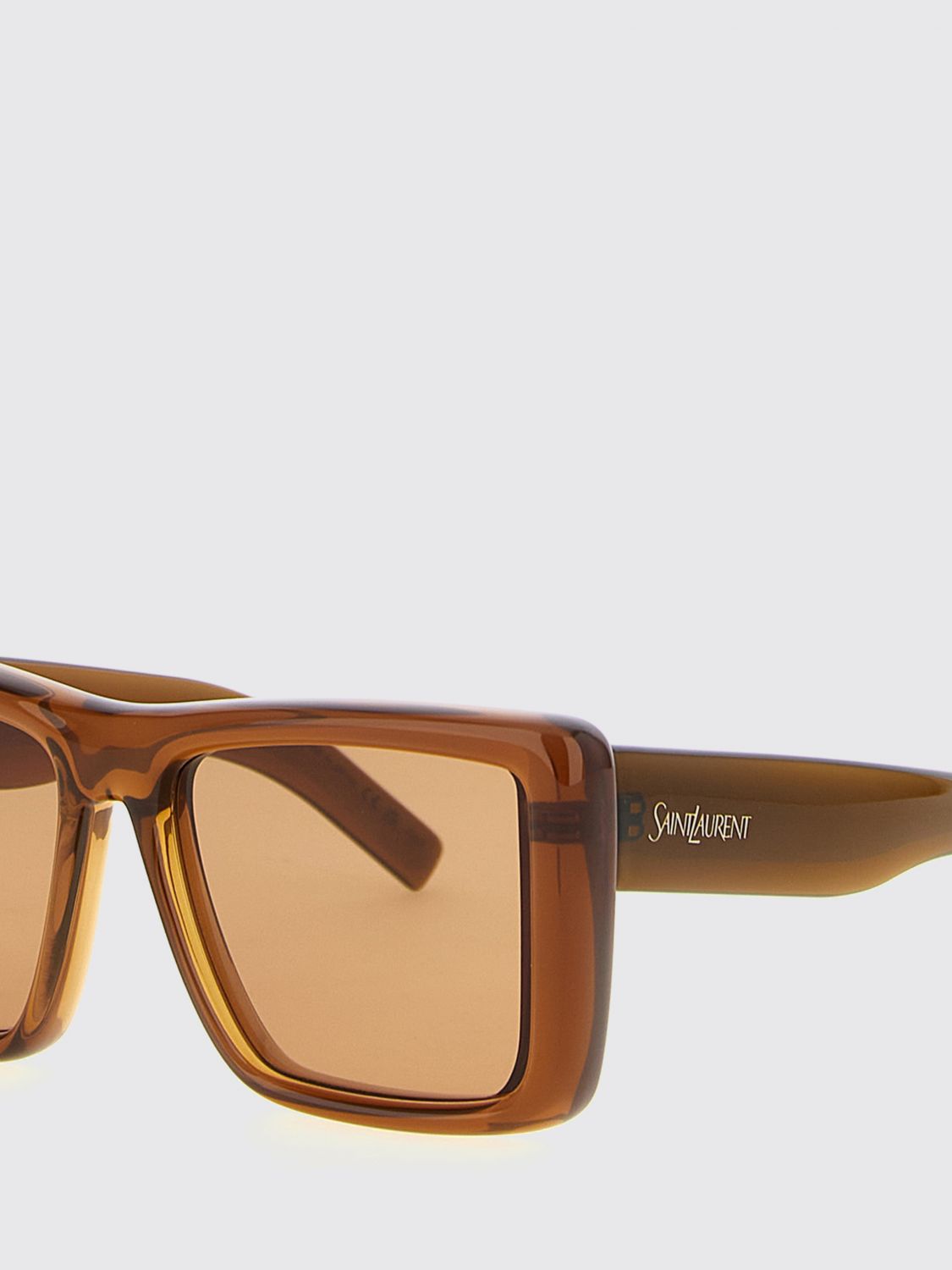 Saint Laurent Sunglasses Woman Brown SAINT LAURENT