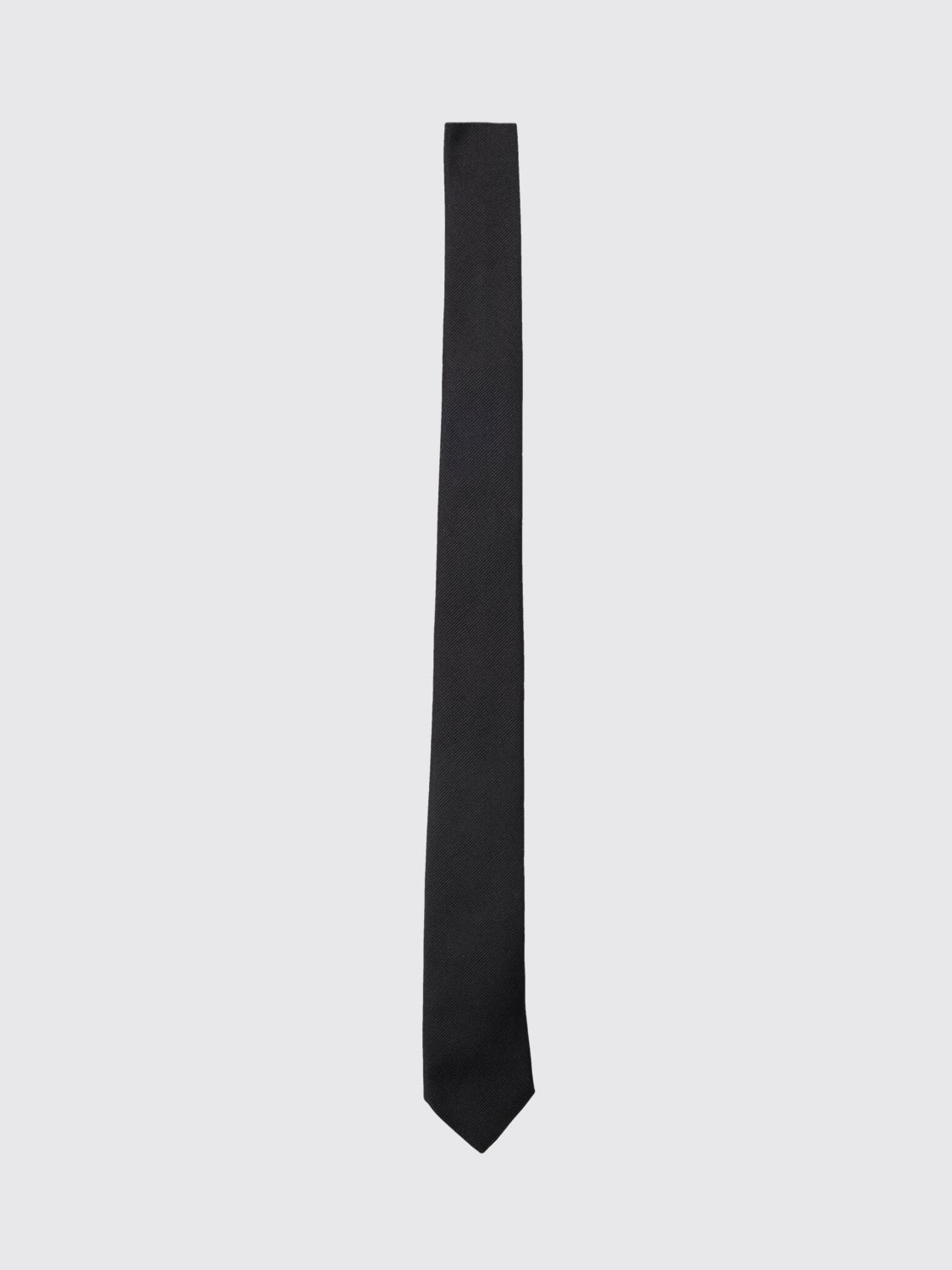 Saint Laurent Tie Men Black SAINT LAURENT