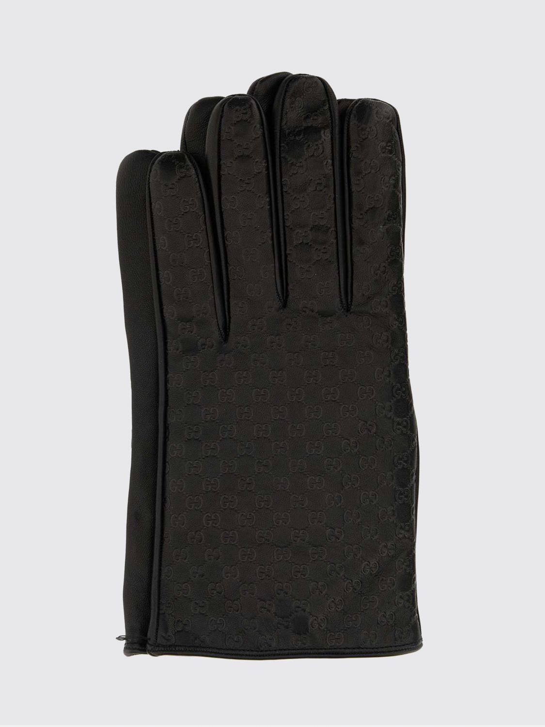 Gucci Gloves Men Black GUCCI